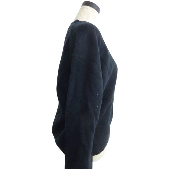 NWT Commense black crew neck sweater size M - Picture 2 of 6